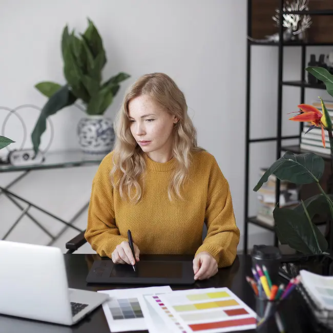 Online ve Yüzyüze, Tekstil Desen Tasarımı Desinatörlük ve Grafik Tasarım Eğitimi Özel Ders